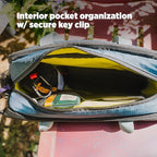 Topo Designs Mountain Cross Bag, Functional + Flexible Briefcase, Removable Shoulder Strap, Fair Trade (Mustard/Forest)