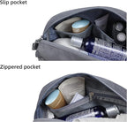 Travel Toiletry Bag 5L, Compact Travel Organizer with Waterproof TPU Wet/Dry Compartment