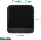 uxcell 3 Pcs Luggage Handle Wrap for Suitcase, Neoprene Handbag Grip Cover Protector Luggage Identifiers Suitcase Handle Wraps for Luggage Shopping Bag Travel Bags, Black