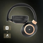 Active Noise Cancelling Headphones, 100H Playtime Headphones Wireless Bluetooth, Bluetooth Headphone with Mic, Over Ear Wireless Headphone with Deep Bass,Fast Charging for Travel