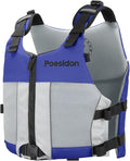 Poseidon Adjustable Water Safety Life Jacket - Classic Unisex Design with Front/Rear Storage Compartments for Multiple Water Activities