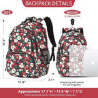 rickyh style School Backpack Travel Bag for Men & Women Lightweight College Back Pack with Laptop Compartmen