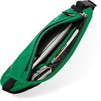 Money Belt - Slim Passport Holder RFID Blocking Travel Wallet Undercover Fanny Packs for Men Women - Green