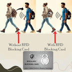 SaiTech IT 10 Pack RFID Blocking Card Protect Your Entire Wallet, Purse and Cards from NFC Contactless Theft Wallet for Men & Women - PL Silver