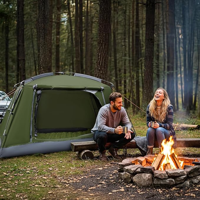 Night Cat Backpacking Tent for Camping: Portable 1-2 Person Hiking Waterproof Tent Quick Setup and Compact for Outdoor Festivals