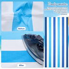 Redbaker 16 Packs 72 x 36 Inches Oversized Vertical Stripe Beach Towel Bulk Extra Large Pool Towels Set Microfiber Quick Dry Swim Towel Blanket for Women Men Adult Bath Travel(Gradient Color)