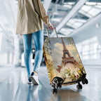 Travel Luggage Cover Suitcase Protector Fits 18-32 Inch Wheel Covers PatternedTravel Related Items Flower Luggage Protector Elastic M