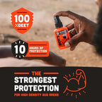 Ben's 100 Tick & Insect Repellent - Alcohol-Free DEET Insect Repellent Pump Spray - Offers 10 Hours of Protection for Adults & Children - 1.25 fl oz (Pack of 4)