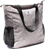 Original Floral Water Resistant Large Tote Bag Shoulder Bag for Gym Beach Travel Daily Bags Upgraded