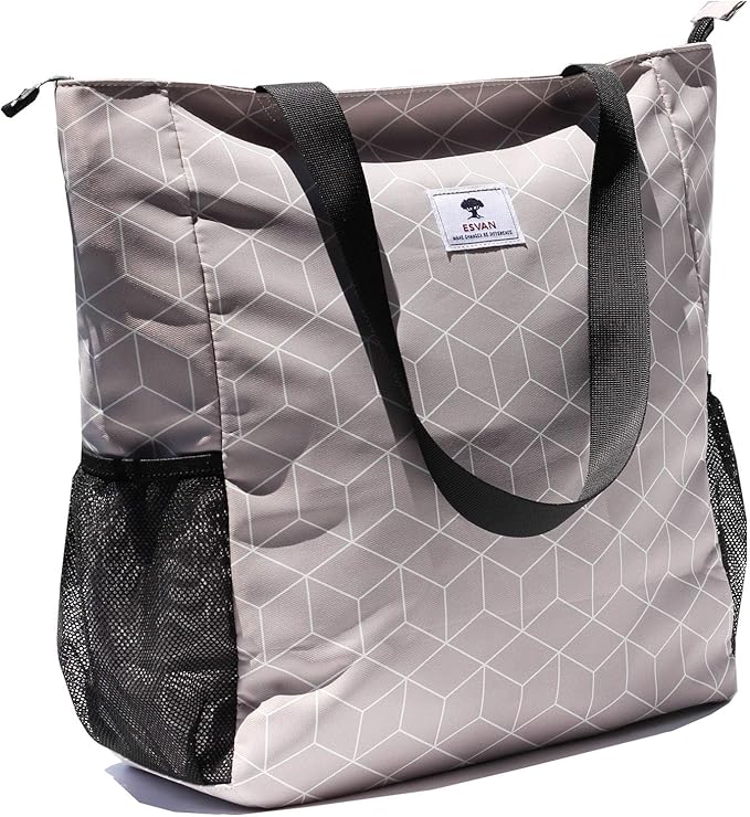 Original Floral Water Resistant Large Tote Bag Shoulder Bag for Gym Beach Travel Daily Bags Upgraded
