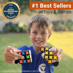 TOSY Magnet Fidget Spinner Mini - 8 Blocks, 3in1 Toy: Transformable Fidget Spinner, Infinity Cube, 2x2 Puzzle Cube, Easter Basket Stuffers Gift for Kids/Adult, STEM Sensory Stress Relief Toy, 2-Pack