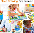Timetome Reusable Water Painting Books for Kids – 3-Pack Magic Water Reveal Coloring Books with Water Pens (Fairy Tale, Animal & Dinosaur) No-Mess Coloring & Reusable Fun Travel Activity for Ages 3–6