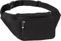 Black Fanny Pack Belt Bag I Mens Fanny Packs for Women Fashionable - Crossbody Bag Bum bag Waist Bag Waist Pack - Hands Free for Hiking, Halloween, Running, Travel, Waterproof and more