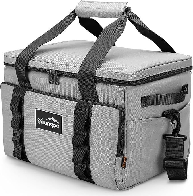 Cooler Bag 48-Can Insulated Leakproof Soft Cooler Large Collapsible Portable Travel Cooler Bags 32L for Picnic, Waterproof Soft Ice Chest for Camping, Beach, Fishing, Outdoor - 32 Quart