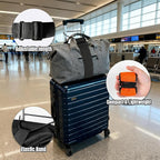 Luggage Straps for Suitcases，Multi-Use Strong Adjustable Luggage Connector Straps, Durable, Waterproof, Bungee Straps，Travel Suitcase Essential Travel Essentials (red 2PCS)
