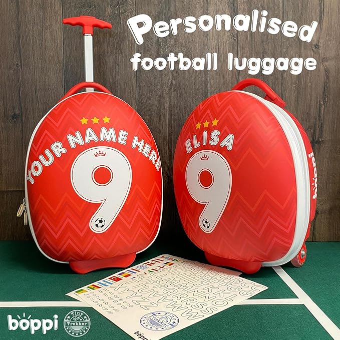 boppi - Children's Suitcase - Tiny Trekker Children's Trolley Suitcase - Boys & Girls Suitcase - Suitable as Cabin Luggage - 17 L