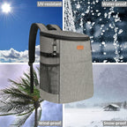 Camping Cooler Backpack 30 45 Cans, Soft Backpack Coolers Insulated Leak Proof Travel Cooler Bag Waterproof Lunch Picnic Beach Work Trip Thermal Bag Drink Beverage Beer Bag Cooler