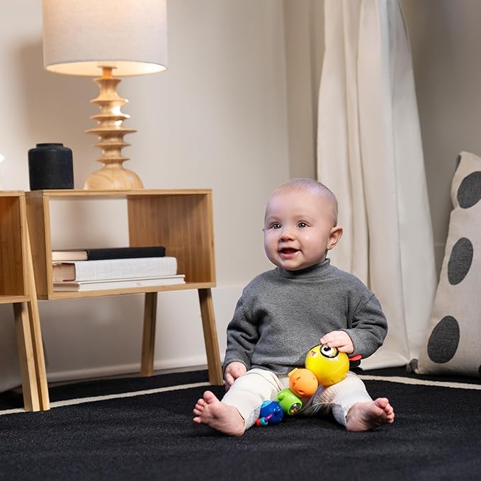 Baby Einstein Twist-a-Pal Cal Sensory Toy, with Music and Bead Chaser, Ages 6 Months and Up