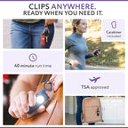 HOOTIE Personal Safety Alarm Keychain, 130dB Personal Alarm for Women Men and Kids, Pull Pin Emergency Panic Alarm with Strobe Light, Portable Self Defence Alarm for Campus Travel and Running - White