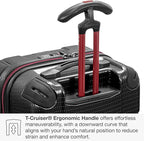 Traveler's Choice Maxporter II Polycarbonate Hardside Trunk with Spinner Wheels, Black, 28-Inch Medium Trunk