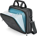 Bulado Laptop Bag with File Organizer, Water-Resistant Laptop Case, 15.6 Inch Multi-Compartment Work Bag for Men and Women, Carry-On for Business Commute Work Travel Trip