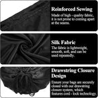 2 Pcs Dust Bags for Purses, Purse Dust Bags Shoe Storage Bag with Drawstring Closure for Handbags, Purses, Shoes, and Boots