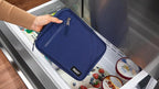 PackIt(R) Freezable Classic Lunch Box, True Blue, Built with EcoFreeze(R) Technology, Collapsible, Reusable, Zip Closure With Front Pocket and Buckle Handle, For Work Lunches and Fresh Lunch On the Go