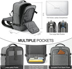 TILYMOL Travel Backpack for Women & Men - 15.6 inch Laptop Backpack Airplane Flight Approved, Large Carry On Anti-theft Bag for Travel Work Business Weekender