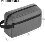 Icramsy Travel Toiletry bag Toiletry bag for women men Hanging Cosmetic bag Travel accessories for Women Men (Grey)