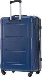 2 Piece Luggage Sets with Bags, Lightweight ExpanableCarry on Luggage Sets, Hardshell ABS Spinner Wheels Suitcase with TSALock,for Women Men, 20 IN & 24 IN, Blue