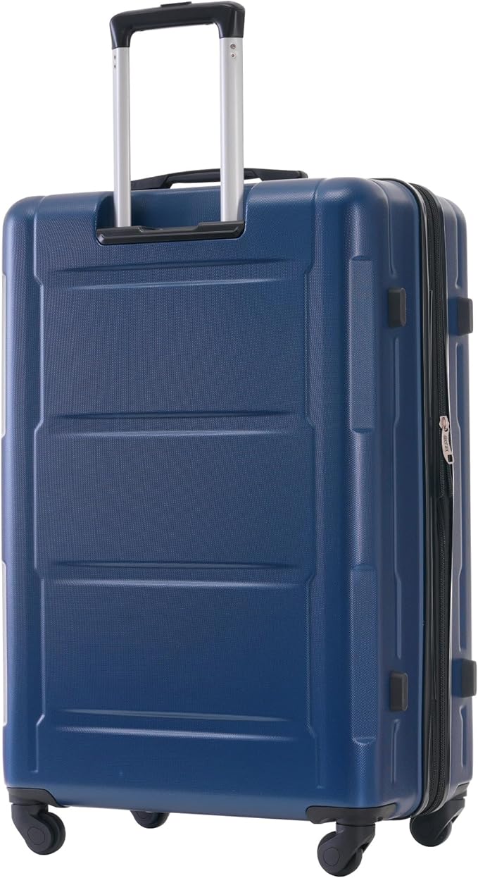 2 Piece Luggage Sets with Bags, Lightweight ExpanableCarry on Luggage Sets, Hardshell ABS Spinner Wheels Suitcase with TSALock,for Women Men, 20 IN & 24 IN, Blue