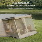 Naturehike Village Instant Tent, Camping Tent with Full Rainfly, Waterproof Large Cabin Tents for Car Camping