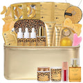 33 Pcs Mother's Day Gift, Honey & Almond Skin Care Gift Set, Spa Bath & Body Gift Basket Set for Women, Lip Gloss, Cosmetic Bag, Necklace, Christmas, Anniversary, Birthday, Valentines