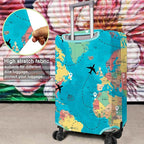 Travel Luggage Cover Suitcase Protector Fits 18-32 Inch Wheel Covers PatternedTravel Related Items Flower Luggage Protector Elastic S