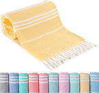 Turkish Beach Towels Vacation Essentials Quick Dry Sand Free Soft Absorbent Adult Oversized Bath Pool Swim Long Towel Lightweight Thin Fast Drying Over The Chair Towel Sand Repellent Anti Yellow