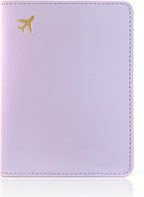 Passport Holder for Travel Essentials,RFID Blocking Passport Cover Case for Travel Accessories,Travel Wallet for Women Men (Lavender)