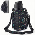 AUPET Magnetic Gym Bag for Men & Women, Small Gym Bag Organizer, Crossbody Magnets Gym Water Bottle Bag Holder Carrier Fits for 18-40oz Owala Yeti Hydro Flask, Workout Pouch for Phone, Keys & Wallet