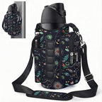AUPET Magnetic Gym Bag for Men & Women, Small Gym Bag Organizer, Crossbody Magnets Gym Water Bottle Bag Holder Carrier Fits for 18-40oz Owala Yeti Hydro Flask, Workout Pouch for Phone, Keys & Wallet