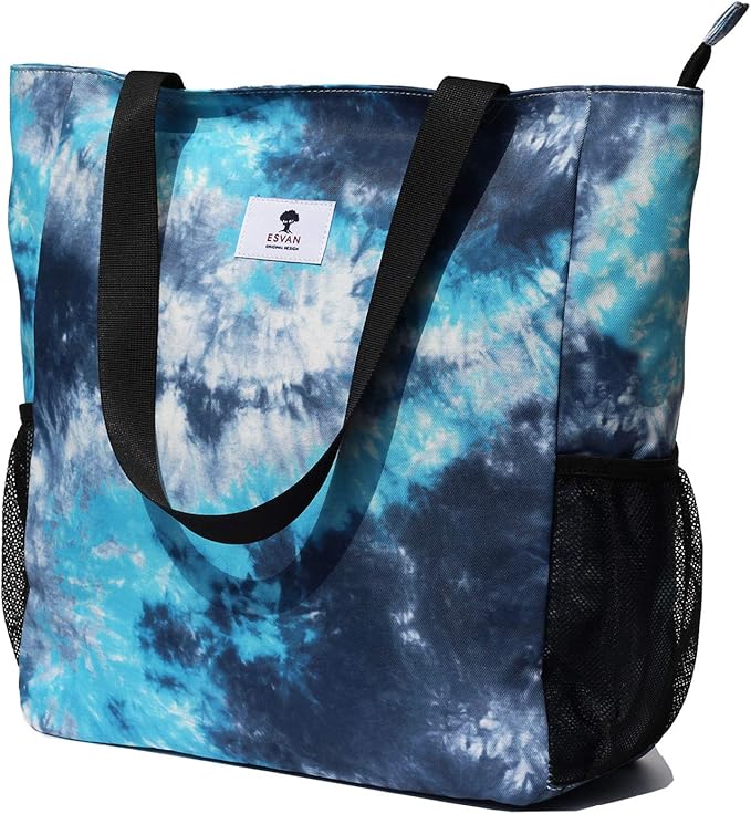 Original Floral Water Resistant Large Tote Bag Shoulder Bag for Gym Beach Travel Daily Bags Upgraded
