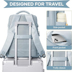 WONHOX Large Travel Backpack Carry on Flight Approved Laptop Work Business Backpack for Women Men Mochila de Viaje
