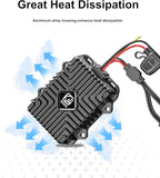 Kewig 400W 32A 12V Golf Cart 48V-120V to 12V Converter Voltage Regulator Reducer Transformer with Fuse DC Convert Regulator Power Supply Buck Transformer Module for Motorcycle Golf Cart Scooters