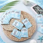 Leelosp 100 Pcs Individual Travel Laundry Detergent Bulk Travel Size Laundry Detergent Packets Portable Single Use Liquid Soap for Traveler Hostel Essentials Cleaning