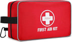 330 Piece First Aid Kit, Premium Waterproof Compact Trauma Medical Kits for Any Emergencies, Ideal for Home, Car, Travel, Camping, Hiking, Truck, Office, Sports (Medium)