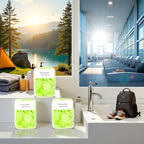 300pcs Portable Hand Washing Soap Sheets, Scented Mini Soap Sheets, Disposable Soluble for Outdoor Travel, Camping, Hiking (Mix)