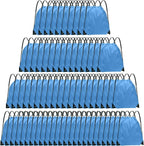 Grneric Drawstring Backpack Bulk 70Pcs String Backpack Drawstring Bags Cinch Bag Sackpack for Men Women Gym(Sky Blue)
