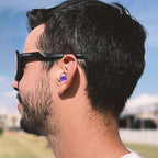 Eargasm High Fidelity Hyperviolet Purple Earplugs for Concerts, Festivals, Musicians, DJs, Night-Life, Motorcycle Hearing Protection - Reusable Ear Plugs for High Fidelity Noise Reduction up to 21 dB