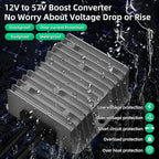 Starlink Gen 3 Power Cord 12V Adapter for Gen 3 Router Power Supply with Step Up Converter and Car Adapter, 10-36V to 57V 4.5A Conversion Kit for Truck RV No Worry About Voltage Drop or Rise