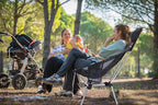 Nice C Ultralight High Back Folding Camping Chair, Collapsible Backpacking Chair, Compact & Heavy Duty Outdoor, Travel, Picnic, Festival with 2 Side Pockets, Pillow &Carry Bag (One Black)