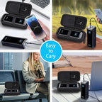 co2CREA for Anker Prime 26,250mAh Power Bank, Hard Travel Case Compatible with Anker A110A 300W Portable Charger, Case Only (Black Case)