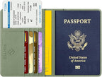 FINTIE Passport Holder, Slim Travel Wallet RFID Blocking Card Case Cover Passport Cover Protector Essentials with Credit Card Slots for Women/Men | Slim, RFID Blocking, Card Case Cover, Essentials, Credit Card Slots